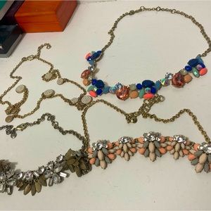 4 J Crew necklaces